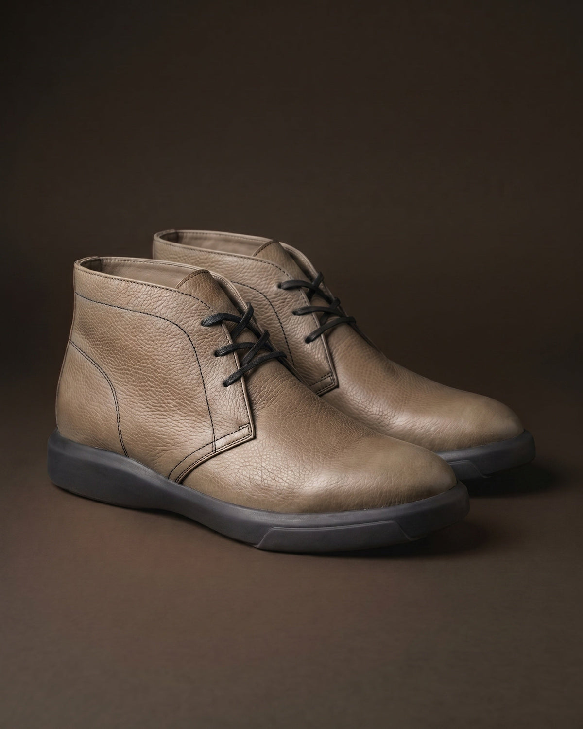 Camillo Pebbled Leather Chukka Boot
